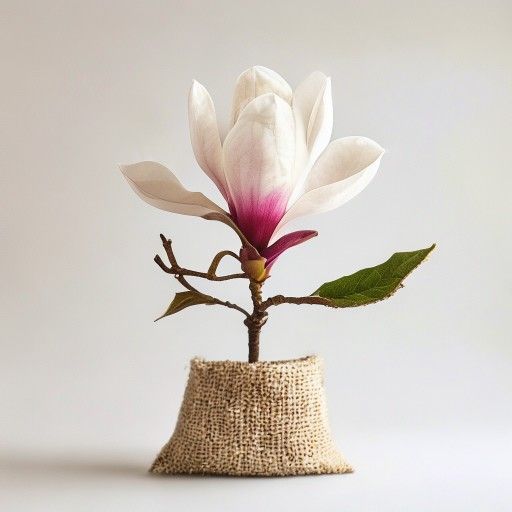 マグノリア 苗木 (麻巻き)